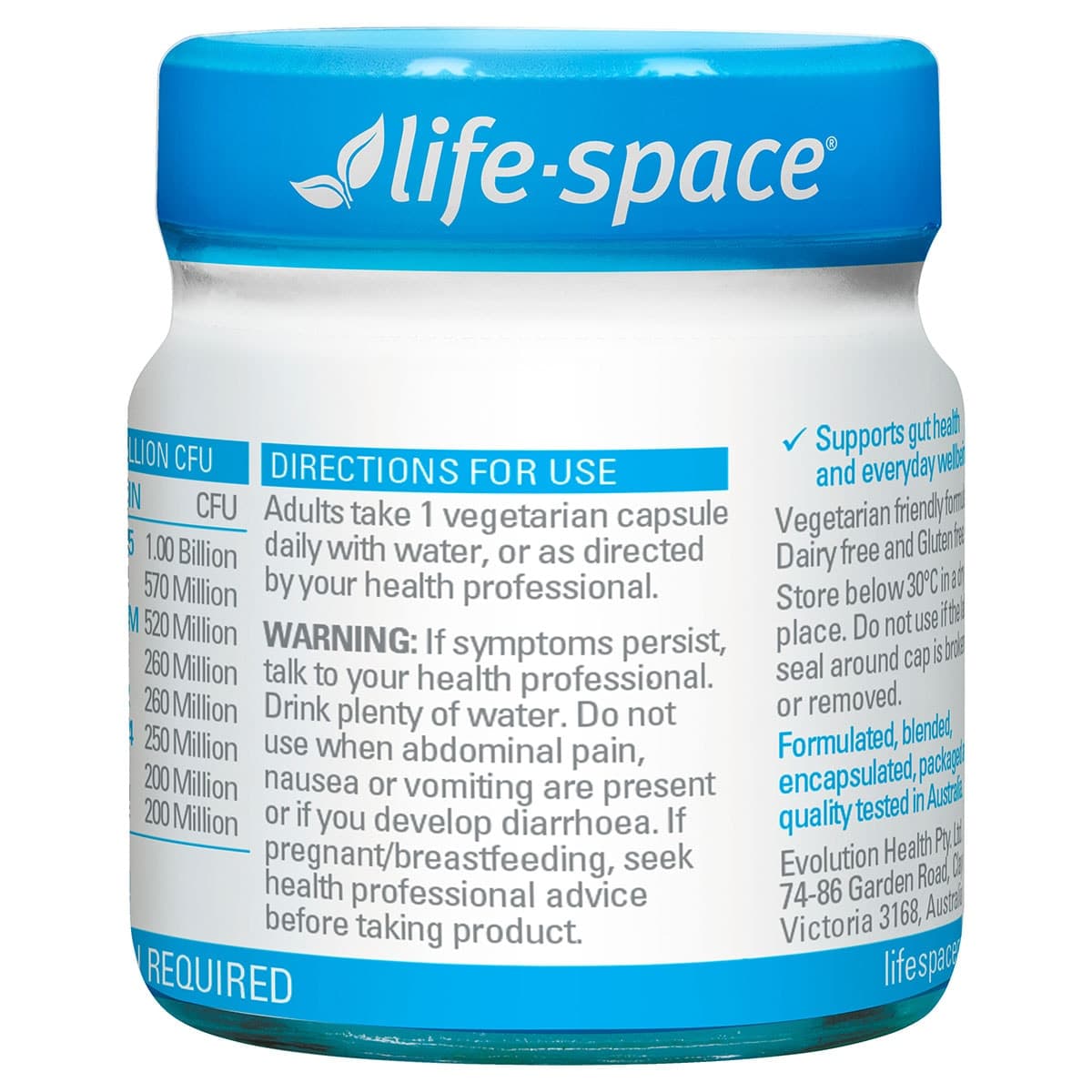 Thumbnail Life-Space Broad Spectrum Probiotic Advanced 30 Capsules