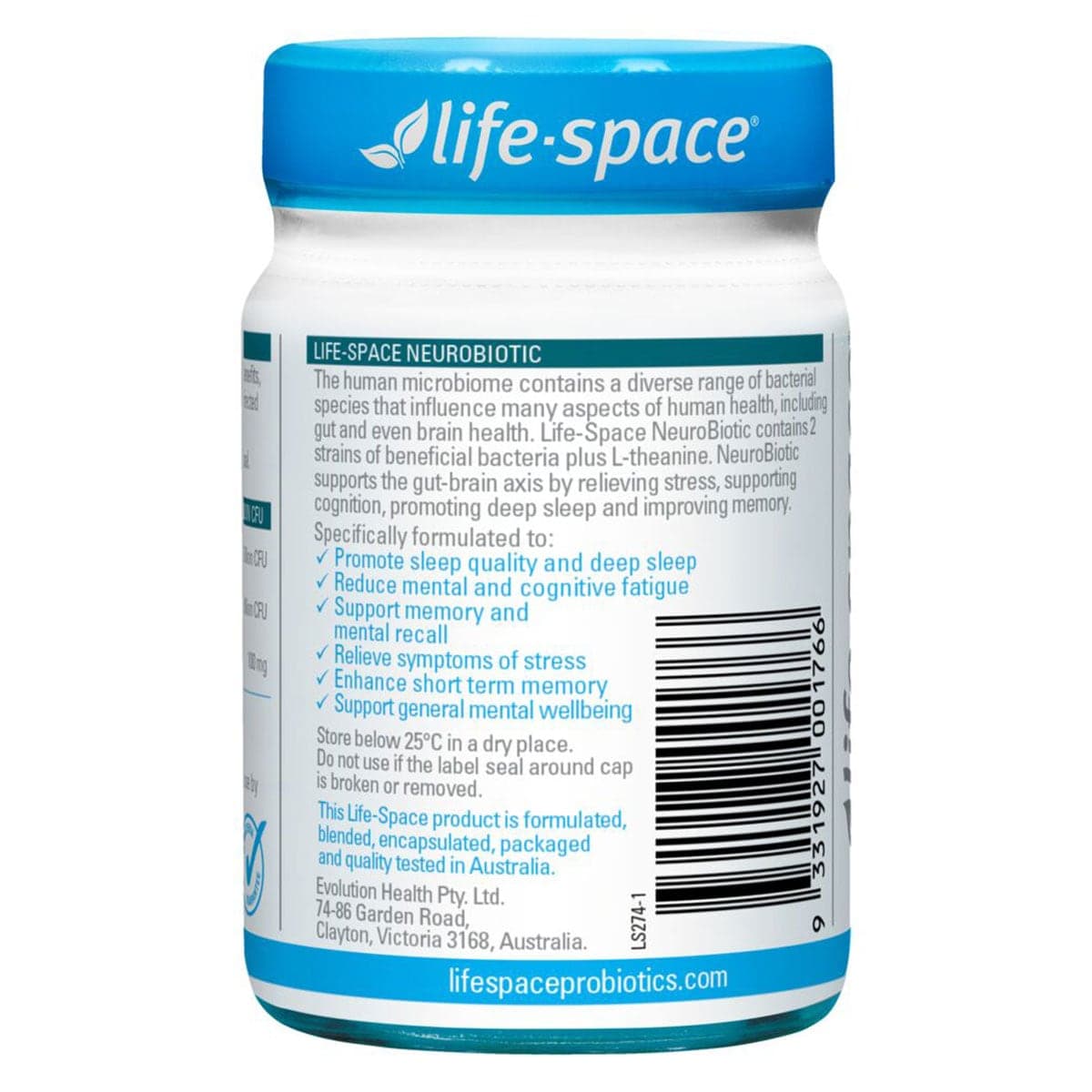 Thumbnail Life-Space NeuroBiotic 30 Capsules