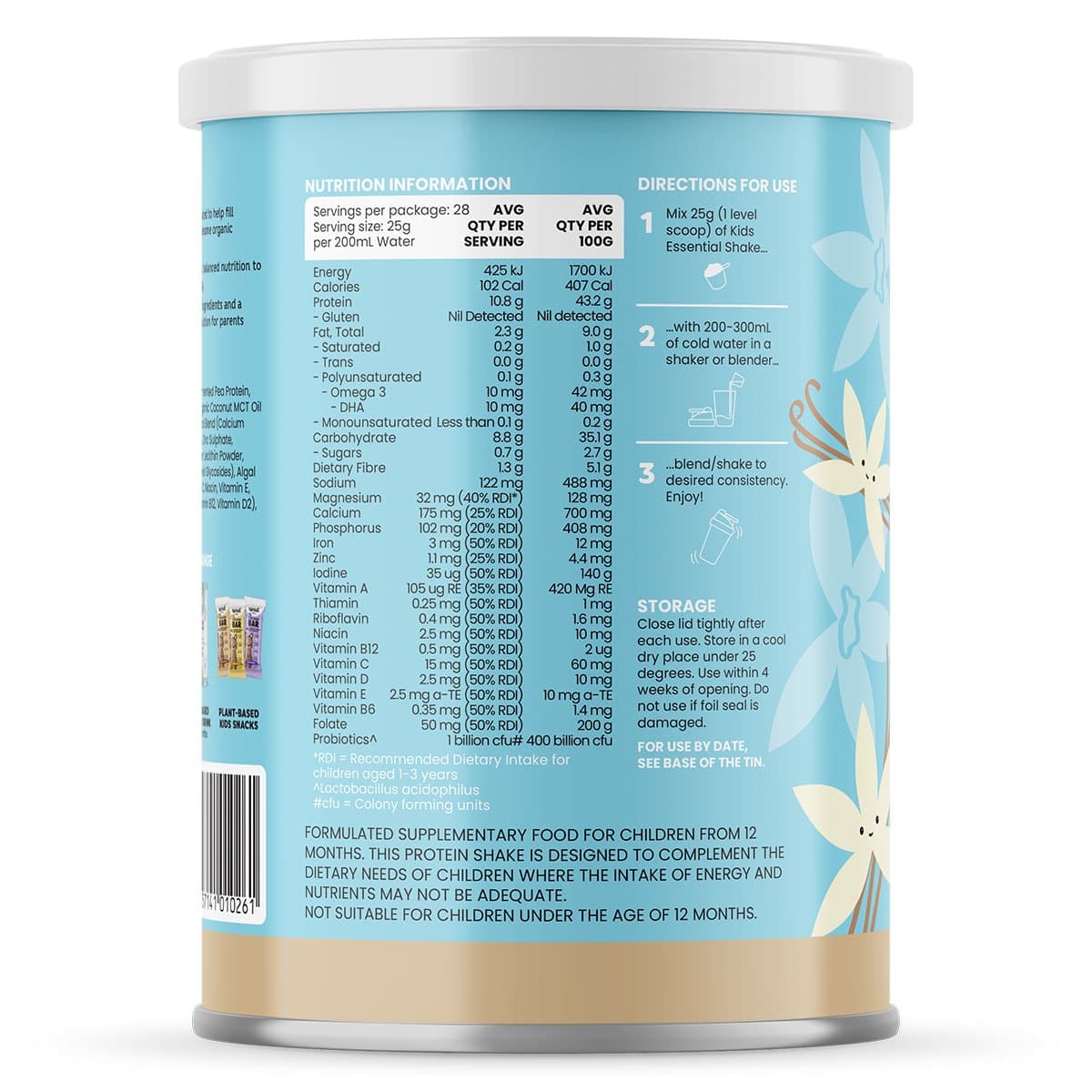 Thumbnail Sprout Organic Kids Essential Shake Vanilla 700g