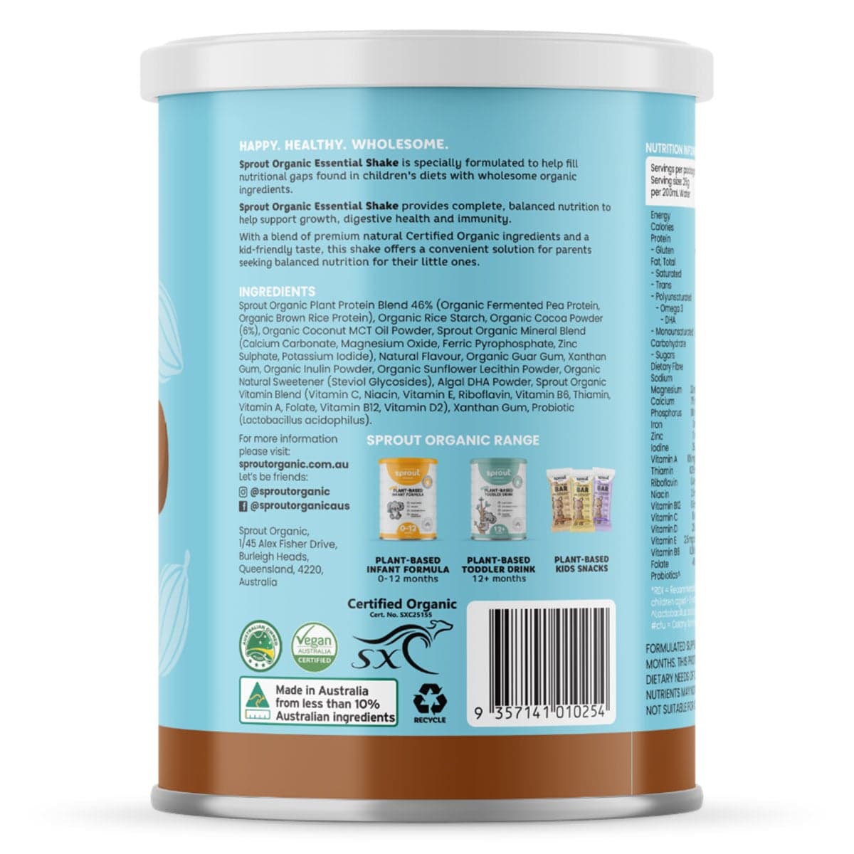 Thumbnail Sprout Organic Kids Essential Shake Chocolate 700g