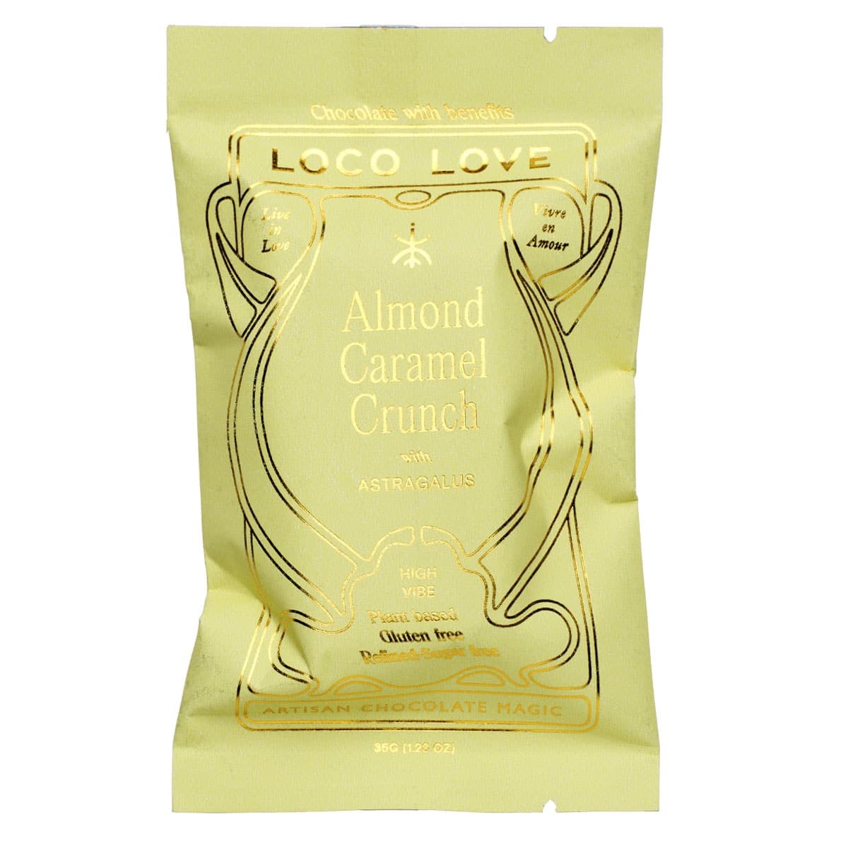 Thumbnail Loco Love Twin Almond Caramel Crunch Chocolate Bar 70g
