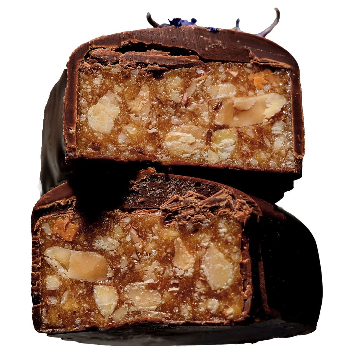 Thumbnail Loco Love Twin Almond Caramel Crunch Chocolate Bar 70g