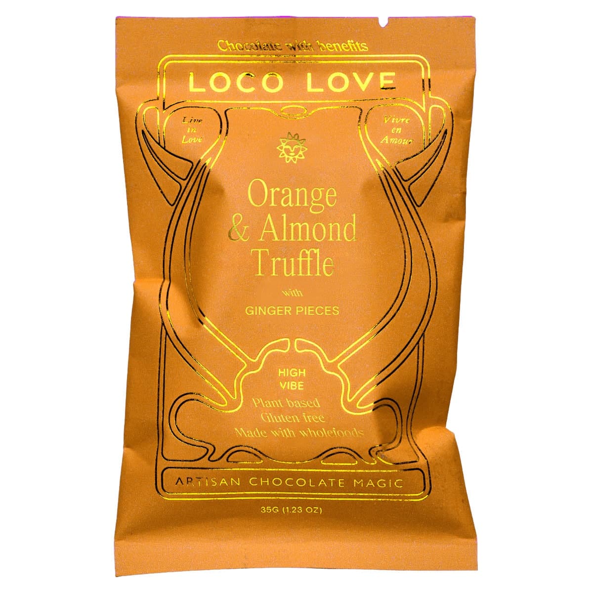 Thumbnail Loco Love Twin Orange & Hazelnut Truffle Chocolate Bar 70g