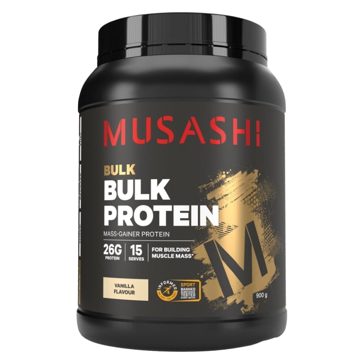 Thumbnail Musashi Bulk Protein Powder Vanilla 900g