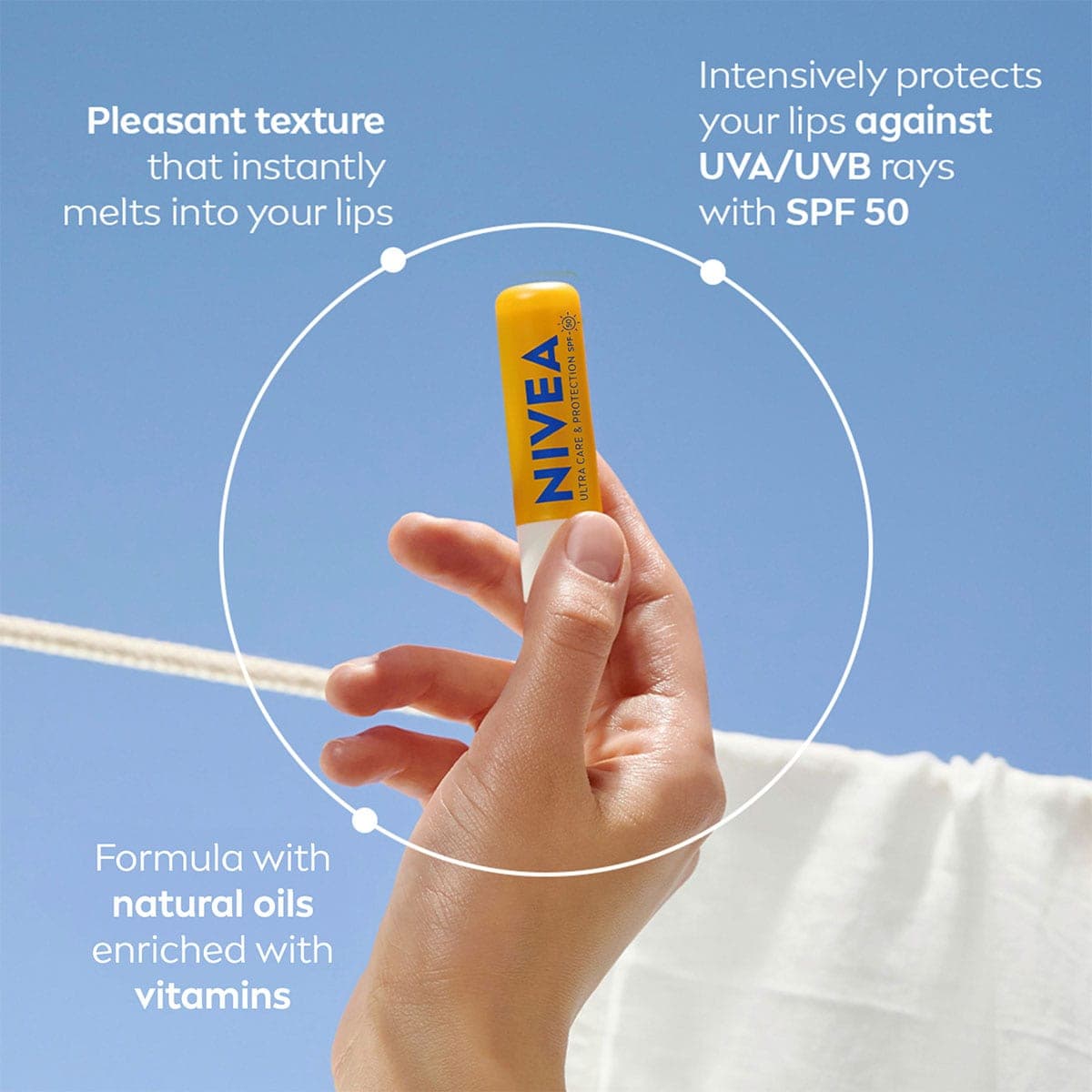 Thumbnail Nivea Lip Ultra Care & Protection SPF50 4.8g