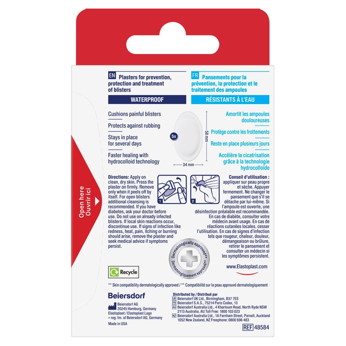 Thumbnail Elastoplast Blister Plaster Large 5 Pack