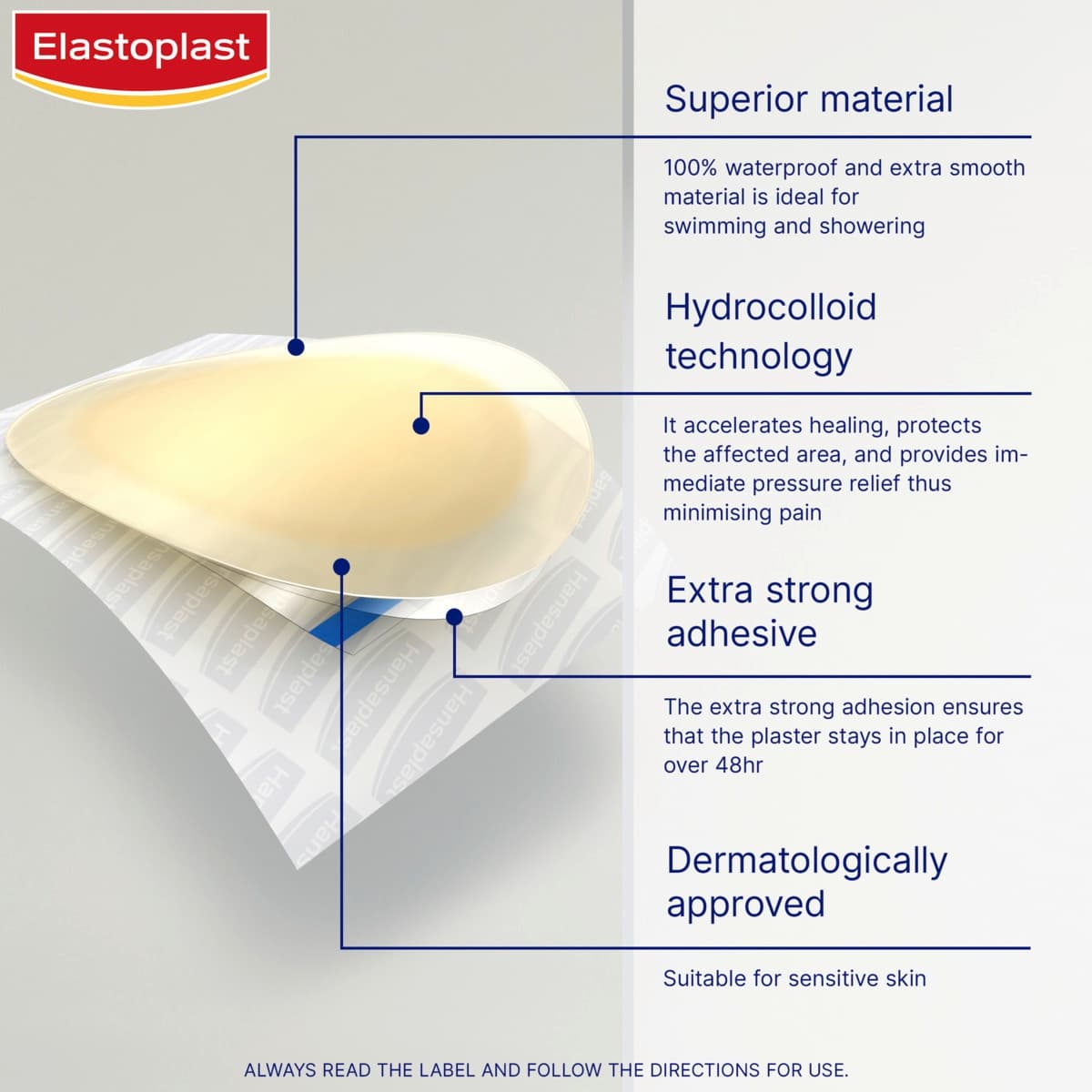Thumbnail Elastoplast Blister Plaster Large 5 Pack