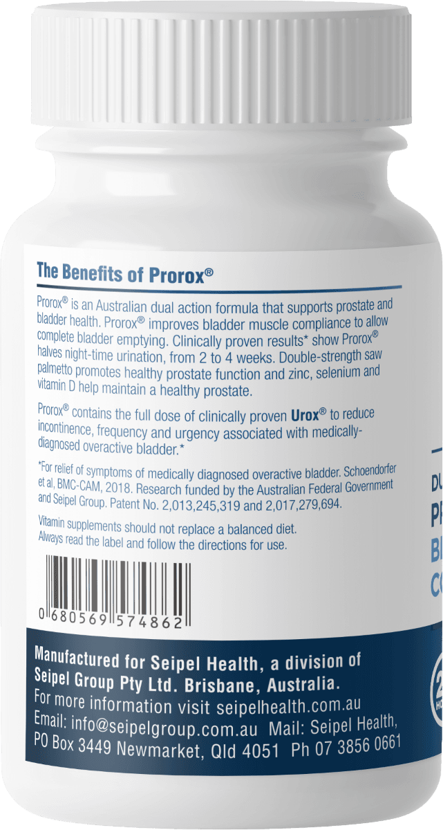 Thumbnail Prorox Healthy Prostate Bladder Control 60 Vege Capsules