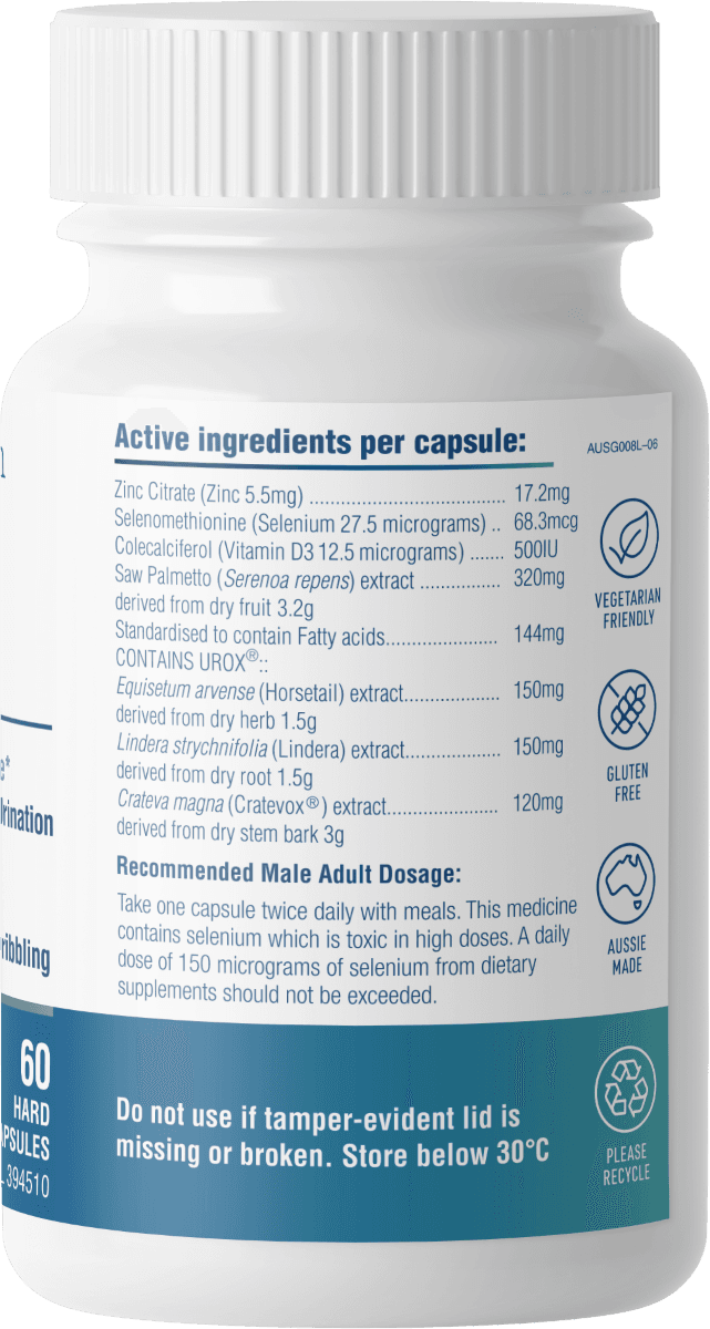 Thumbnail Prorox Healthy Prostate Bladder Control 60 Vege Capsules