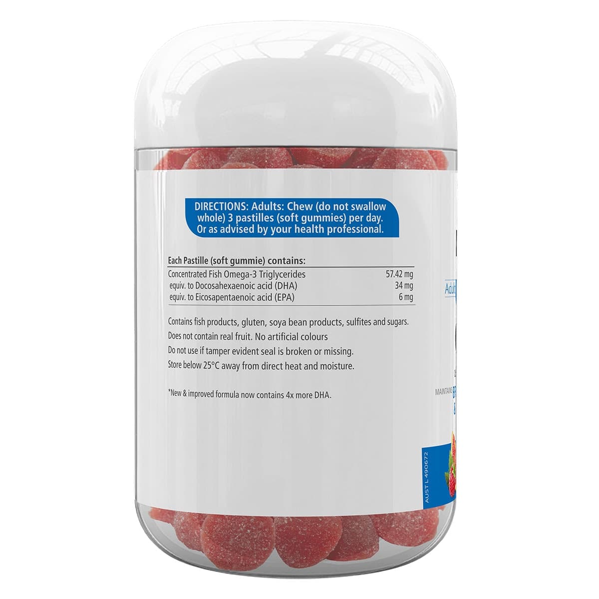 Thumbnail Nature's Way Adult Vita Gummies Omega-3 - 100 Pack