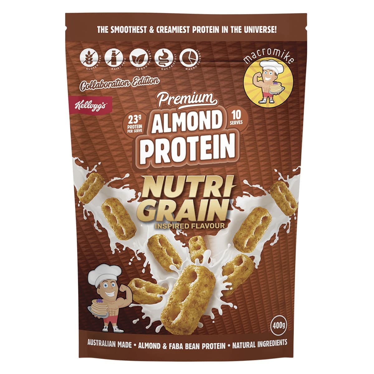 Thumbnail Macro Mike x Kellogg's Almond Protein Nutri-Grain Inspired 400g