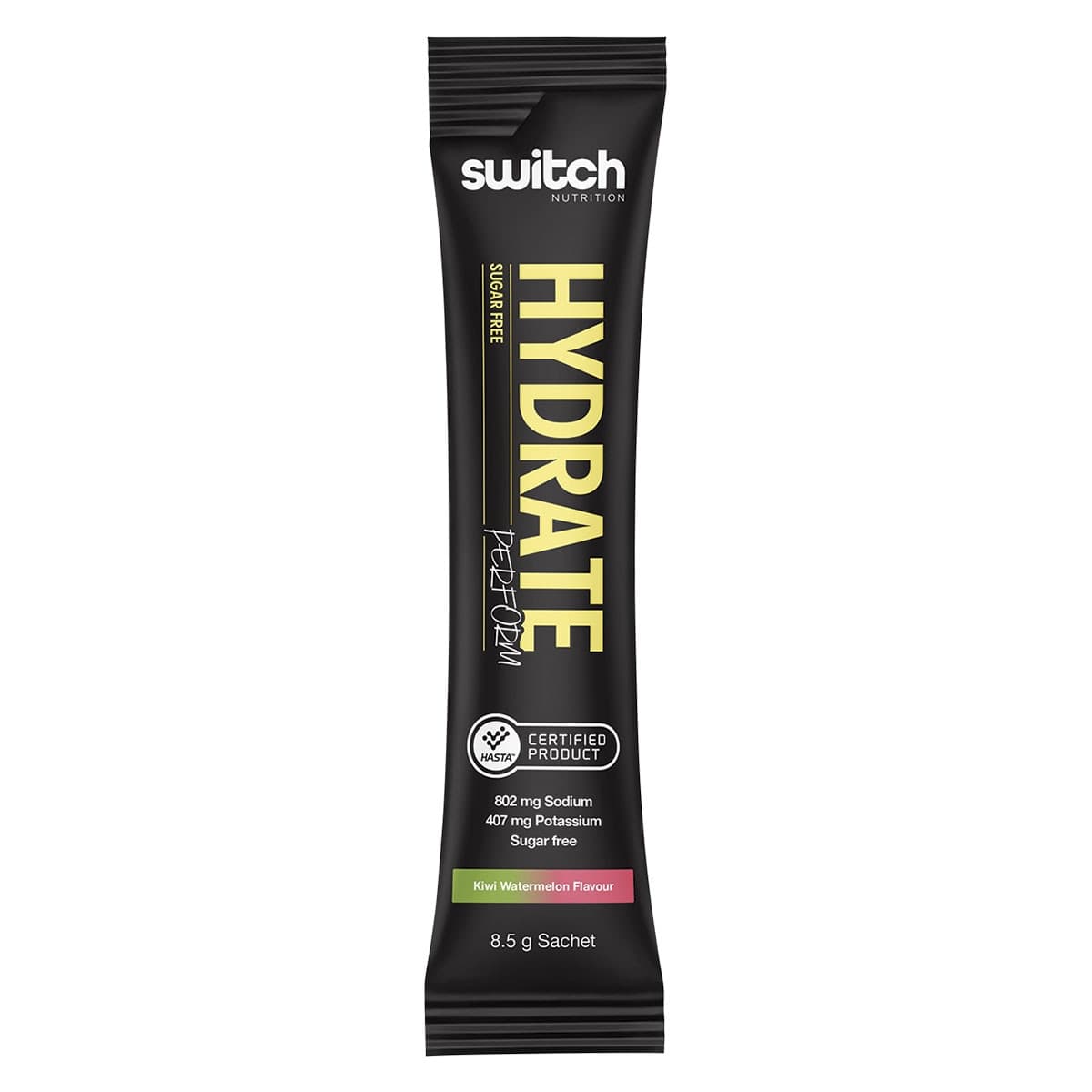 Thumbnail Switch Nutrition Hydrate Perform Sugar Free Kiwi Watermelon 20 x 8.5g Sachets