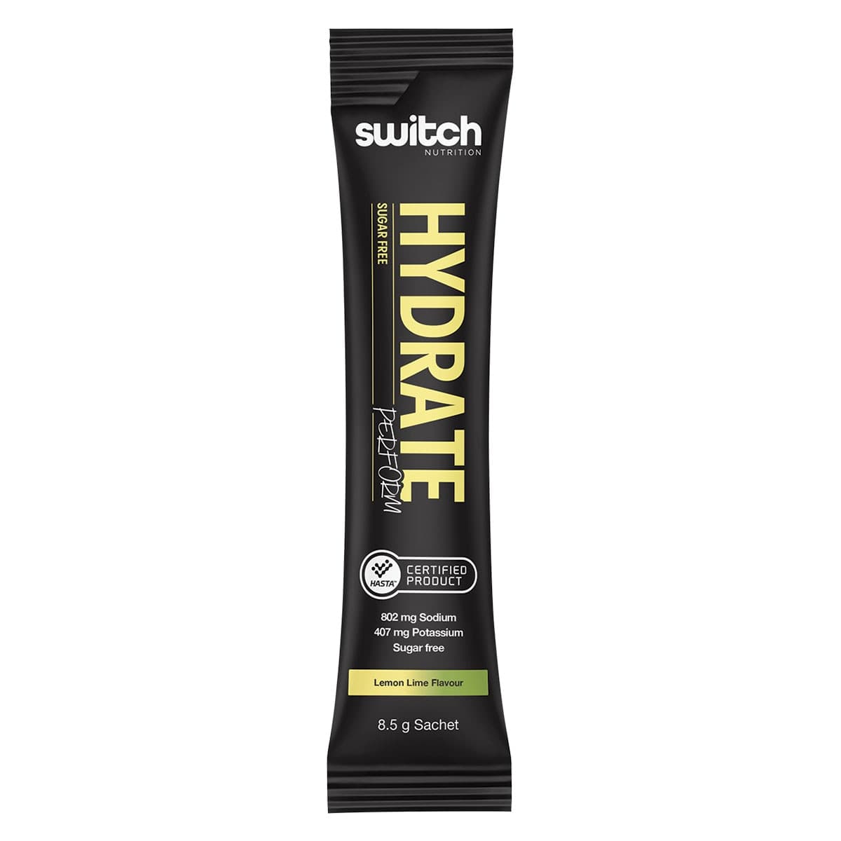 Thumbnail Switch Nutrition Hydrate Perform Sugar Free Lemon Lime 20 x 8.5g Sachets