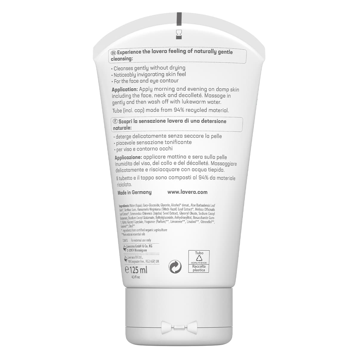 Thumbnail Lavera Basis Sensitiv Cleansing Gel 125ml