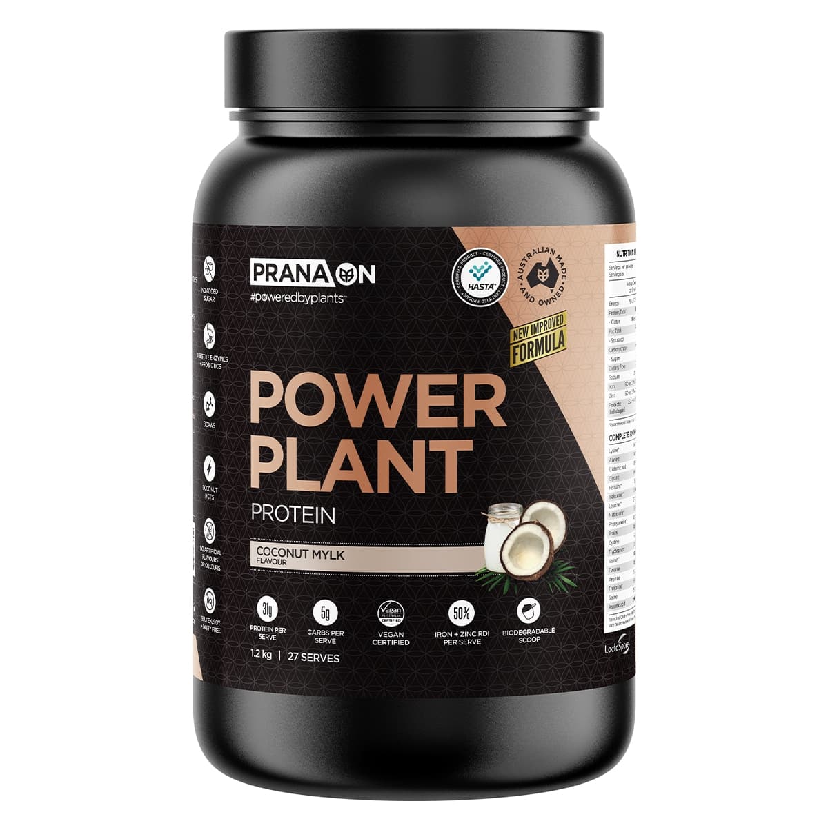 Thumbnail Pranaon Power Plant Protein Coconut Mylk 1.2Kg