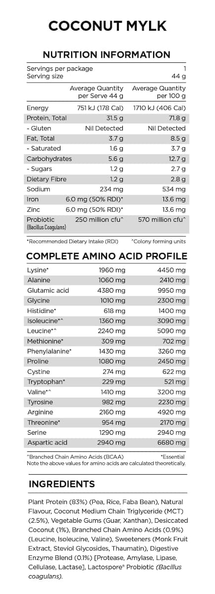 Thumbnail Pranaon Power Plant Protein Coconut Mylk 1.2Kg