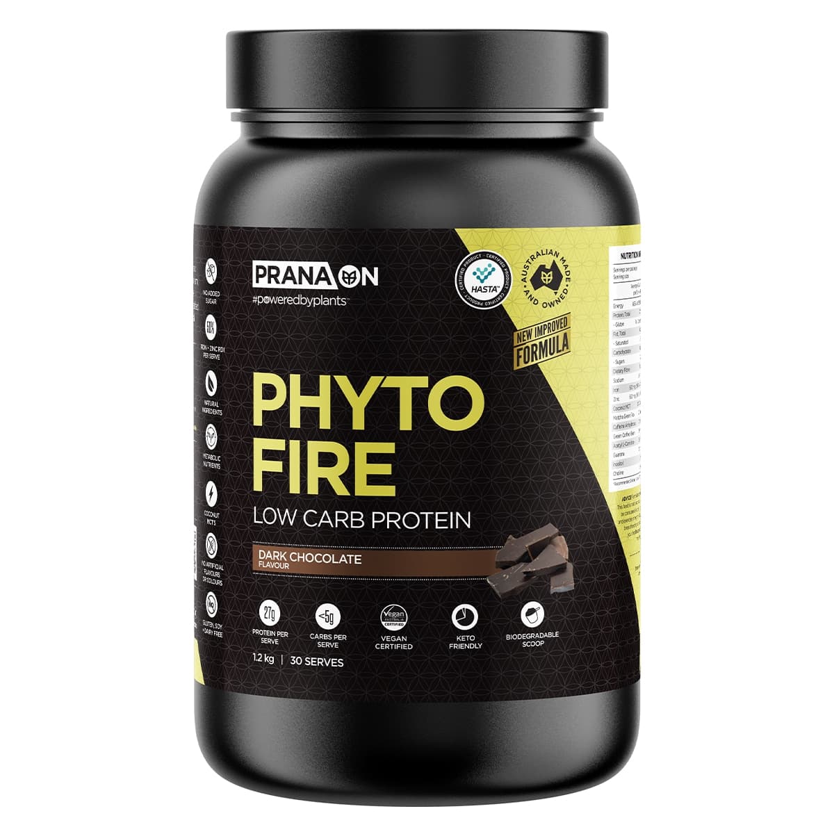 Thumbnail Pranaon Phyto Fire Protein Dark Chocolate 1.2Kg