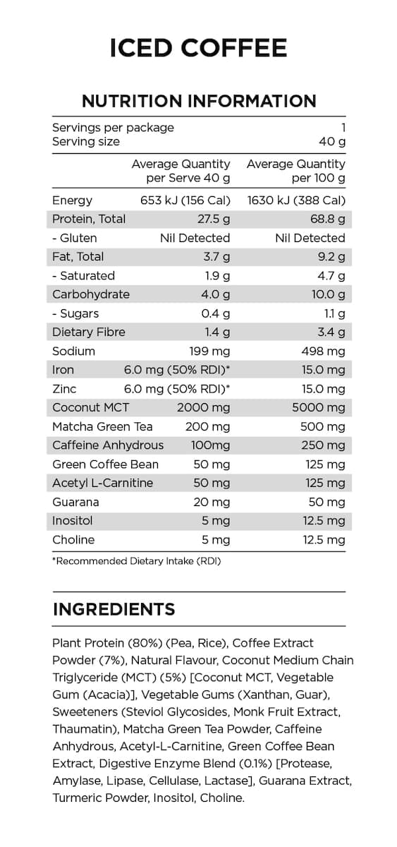 Thumbnail Pranaon Phyto Fire Protein Iced Coffee 500g