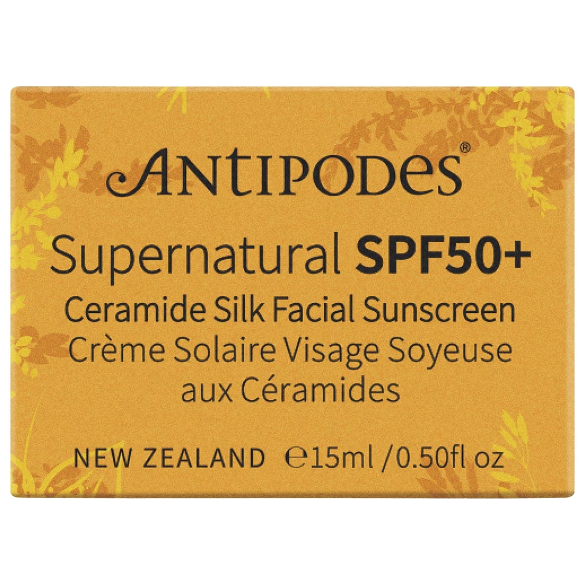 Thumbnail Antipodes Supernatural SPF50+ Ceramide Silk Facial Sunscreen Mini 15ml