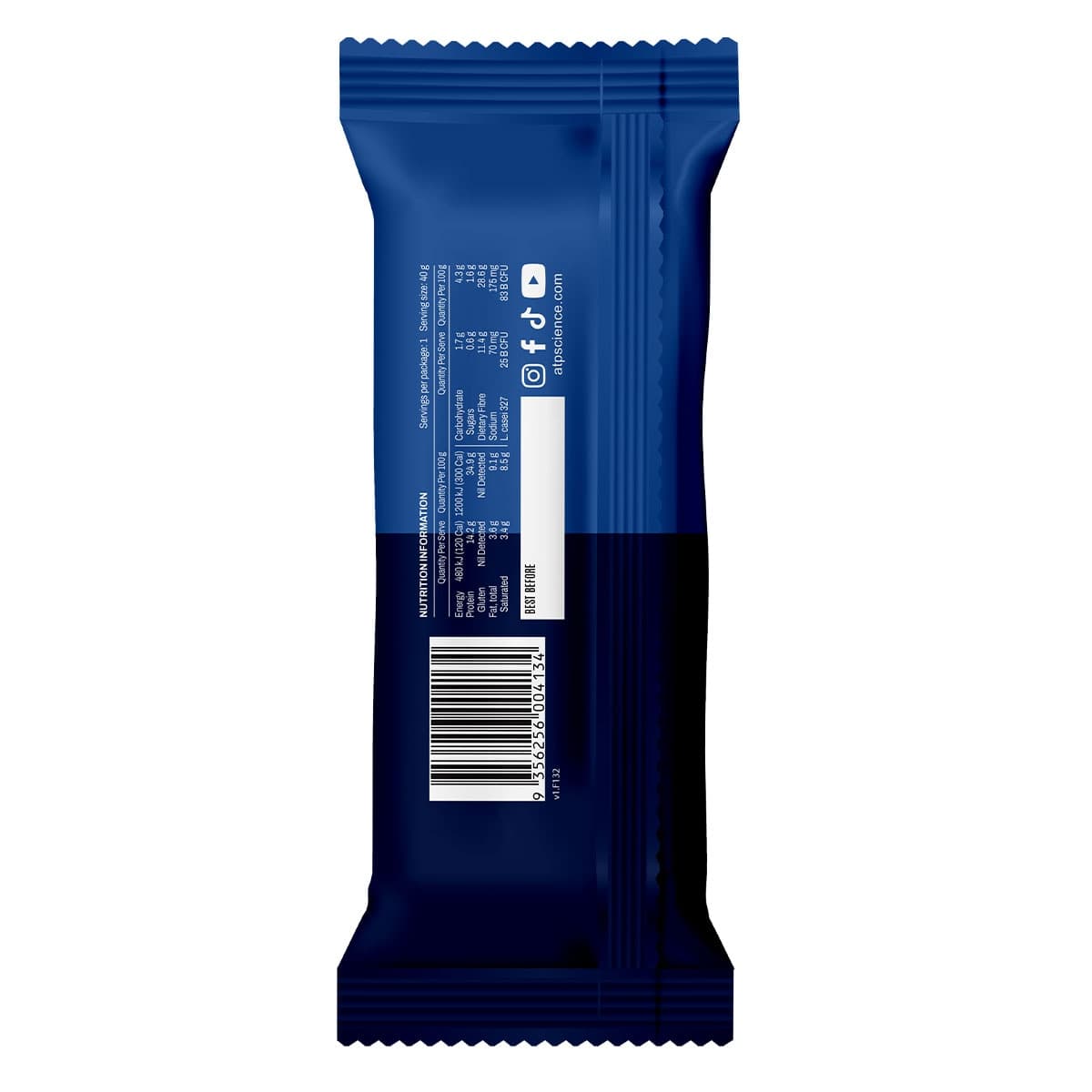 Thumbnail ATP Science Gutright Microbiotic Blend Choc Liquorice Bar 40g