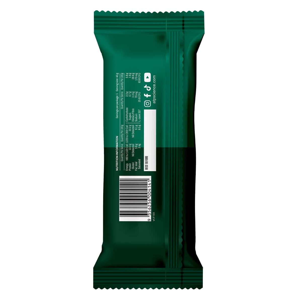 Thumbnail ATP Science Gutright Microbiotic Blend Choc Mint Bar 40g