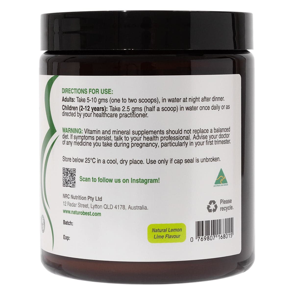 Thumbnail NaturoBest Calcium & Magnesium Plus K2 & D3 300g