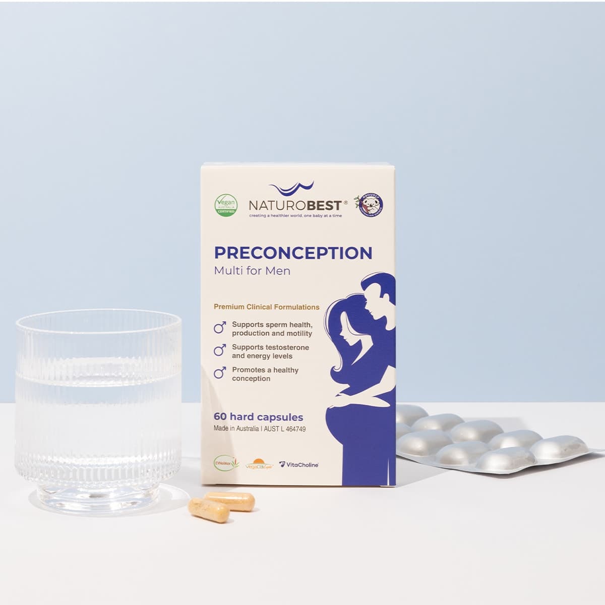 Thumbnail NaturoBest Preconception Multi for Men 60 Capsules