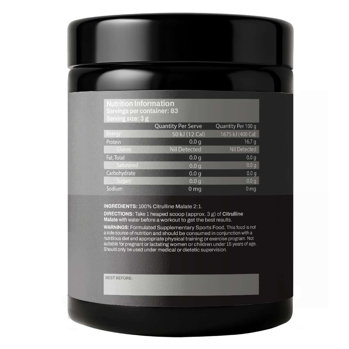 Thumbnail ATP Science L-Citrulline Malate 250g