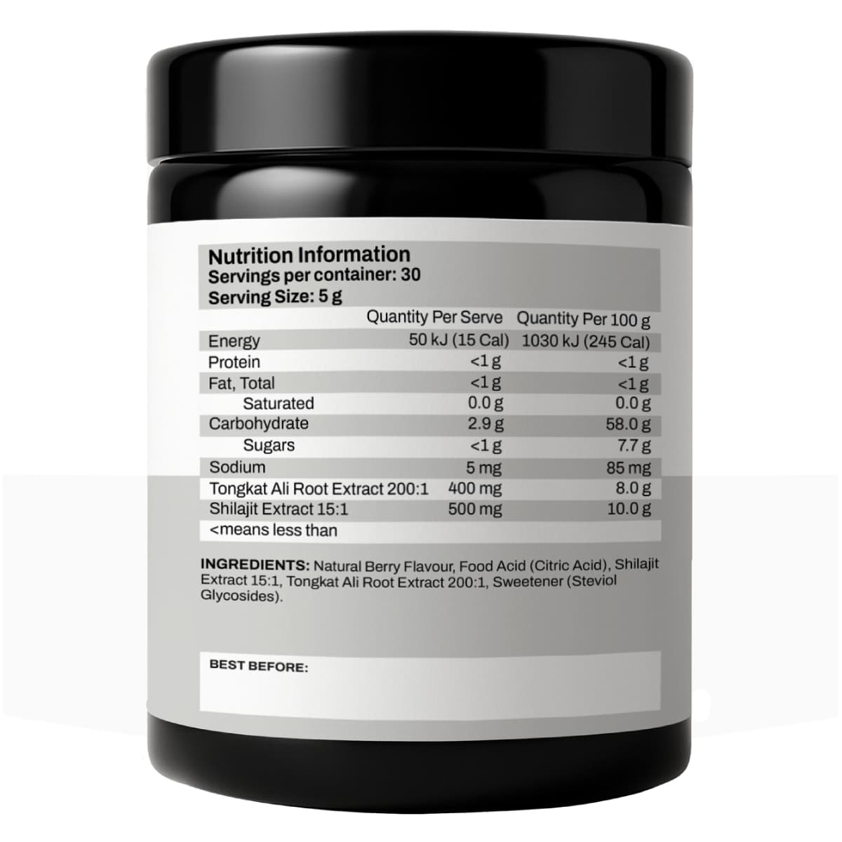 Thumbnail ATP Science Tongkat Ali + Shilajit Powder 150g