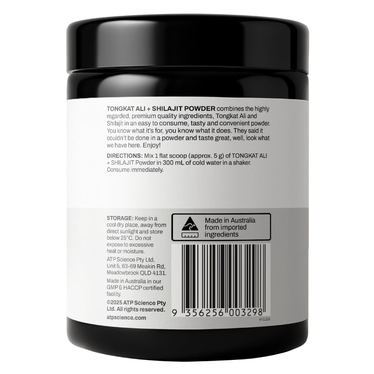 Thumbnail ATP Science Tongkat Ali + Shilajit Powder 150g