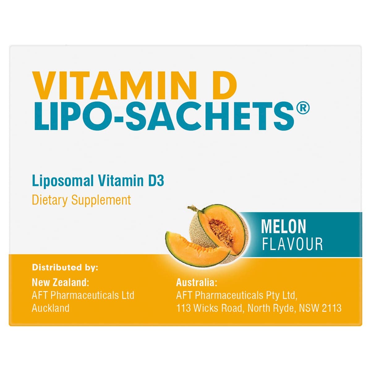 Thumbnail Lipo-Sachet Vitamin D Melon Liquid Sachets 30 x 5g