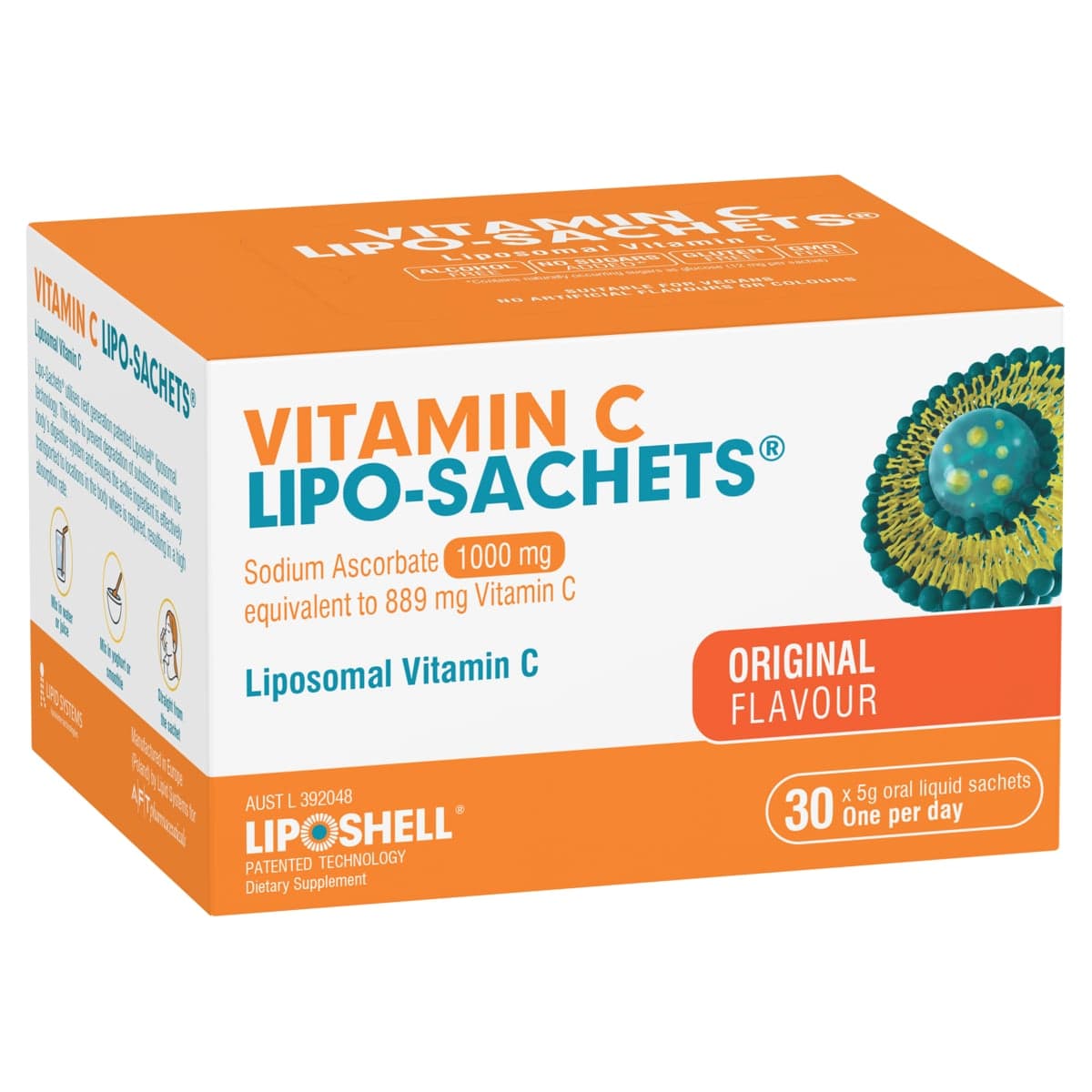 Thumbnail Lipo-Sachet Vitamin C Original Liquid Sachets 30 x 5g