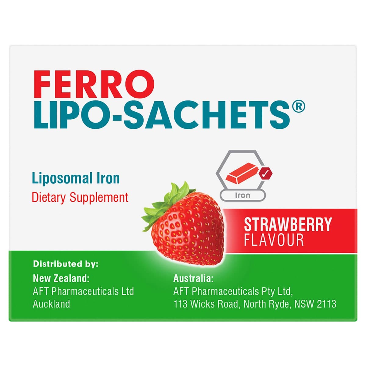 Thumbnail Lipo-Sachet Ferro Strawberry Liquid Sachets 30 x 5g
