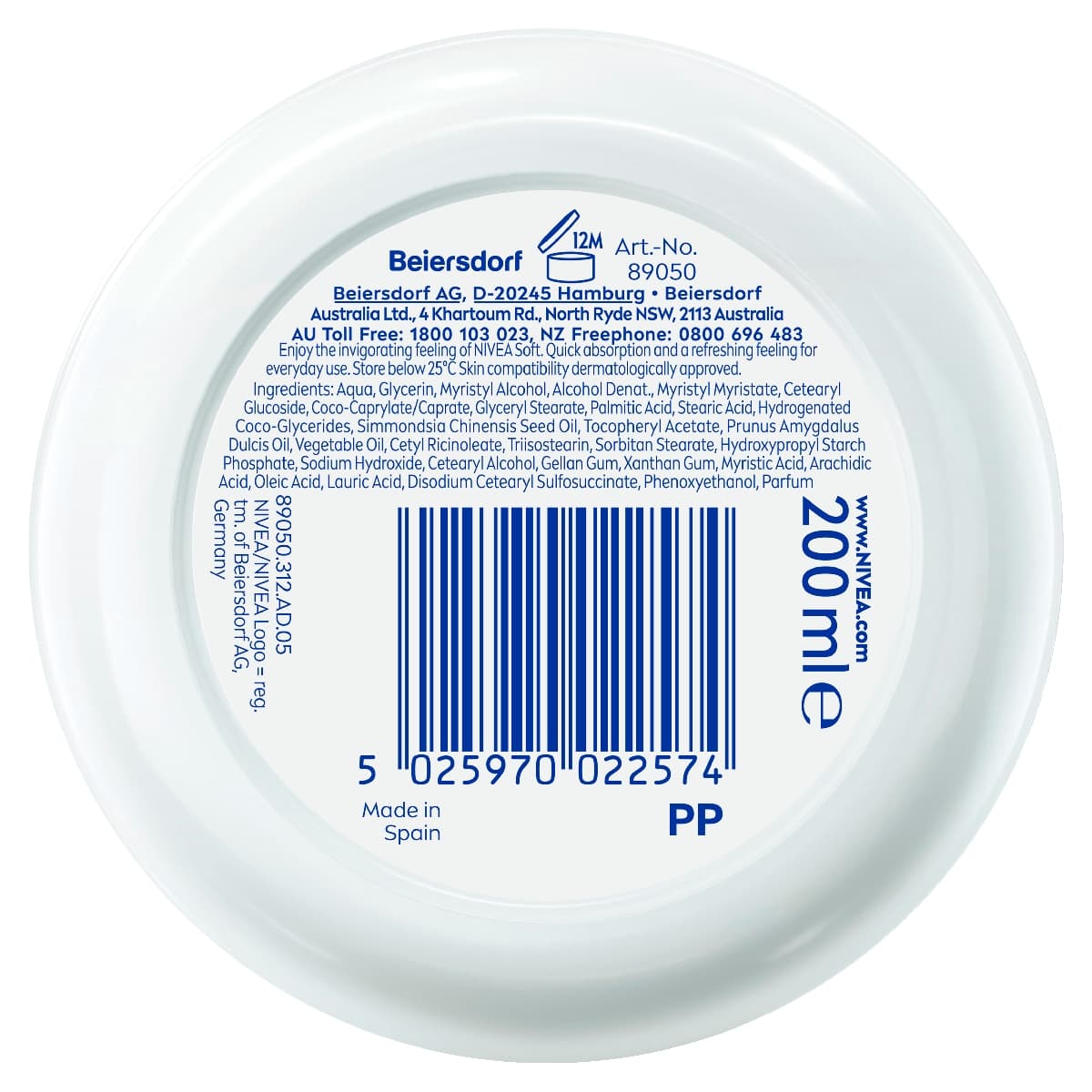 Thumbnail Nivea Soft Moisturising Cream 200ml