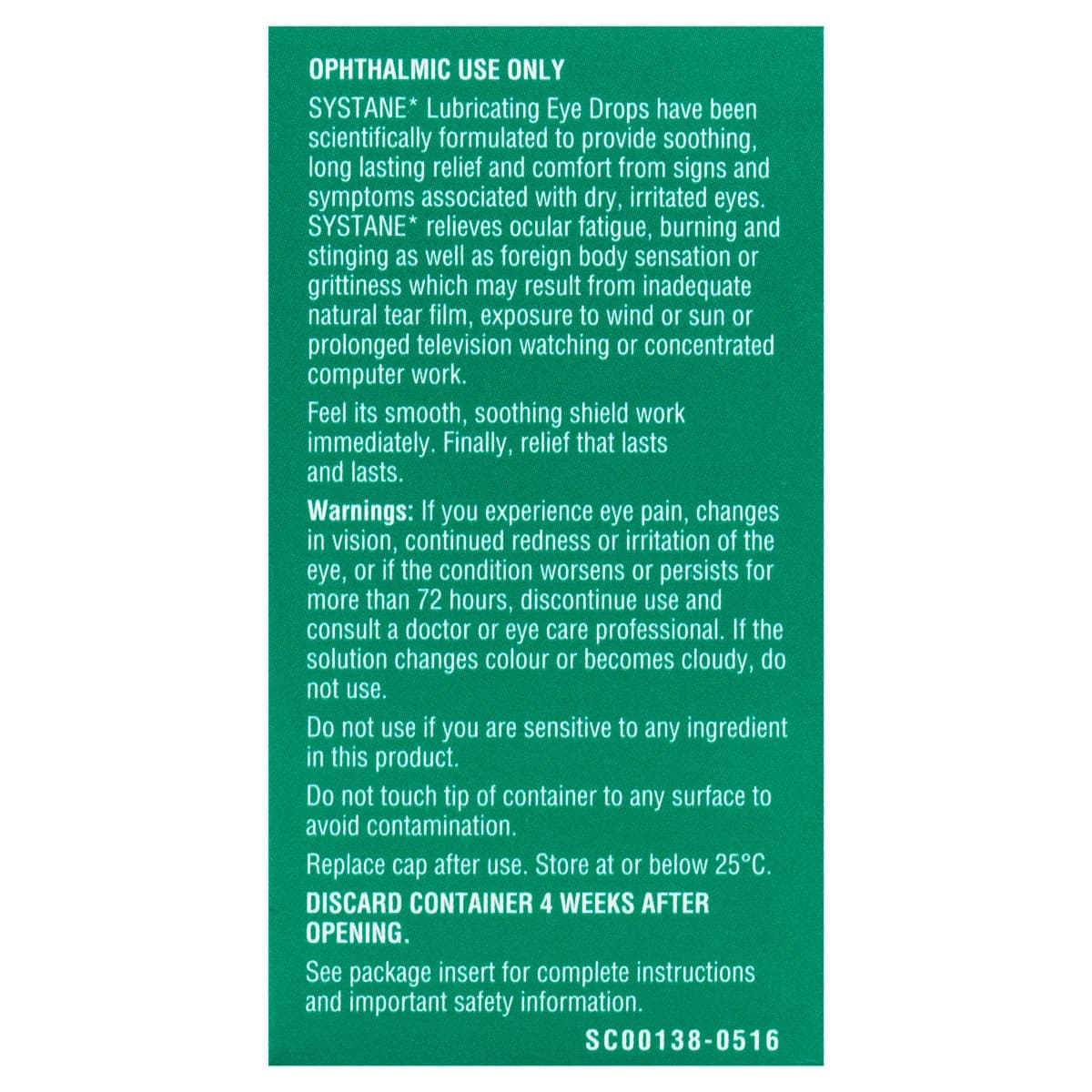 Thumbnail Systane Lubricating Eye Drops Original 15ml