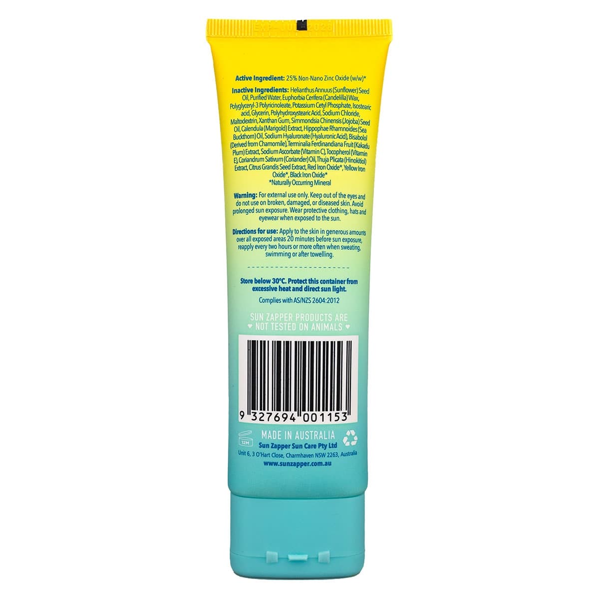 Thumbnail Sun Zapper Pure Zinc Sunscreen Cream SPF50+ 100g