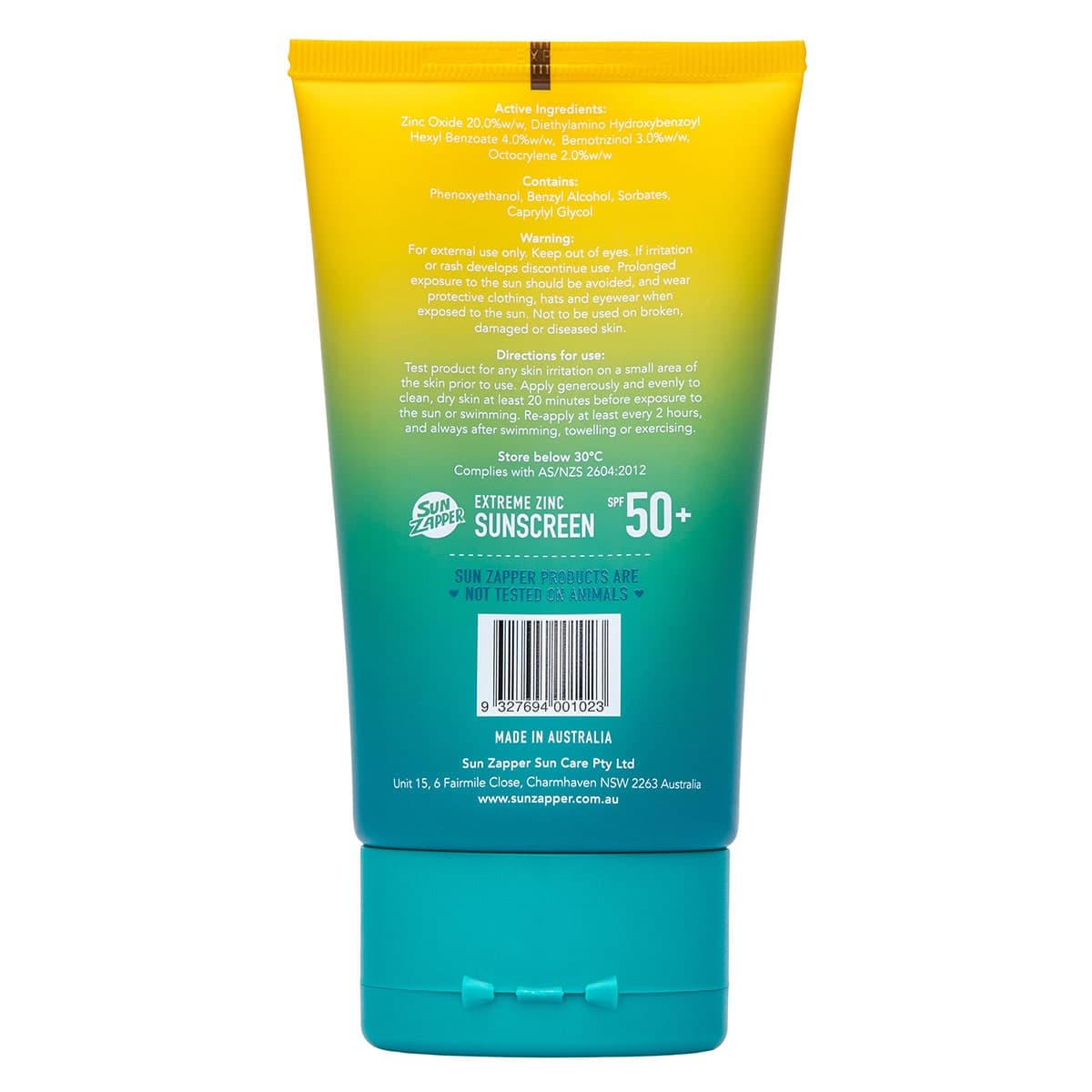 Thumbnail Sun Zapper Extreme Zinc Sunscreen Lotion SPF50+ 90ml