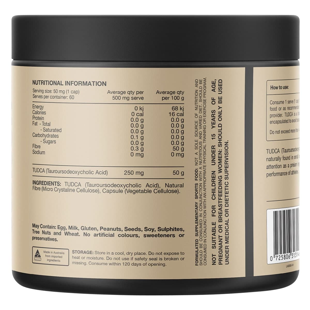 Thumbnail Switch Nutrition Tudca 60 Capsules