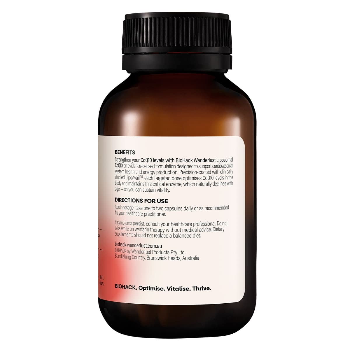 Thumbnail BioHack Wanderlust Liposomal CoQ10 60 Capsules