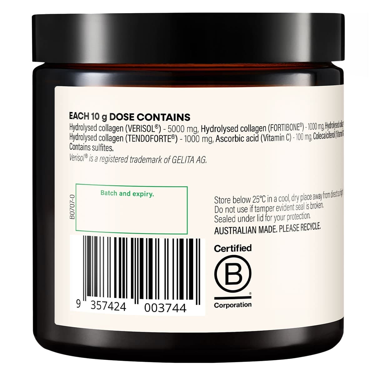 Thumbnail BioHack Wanderlust Collagen Peptides x4 Powder 150g