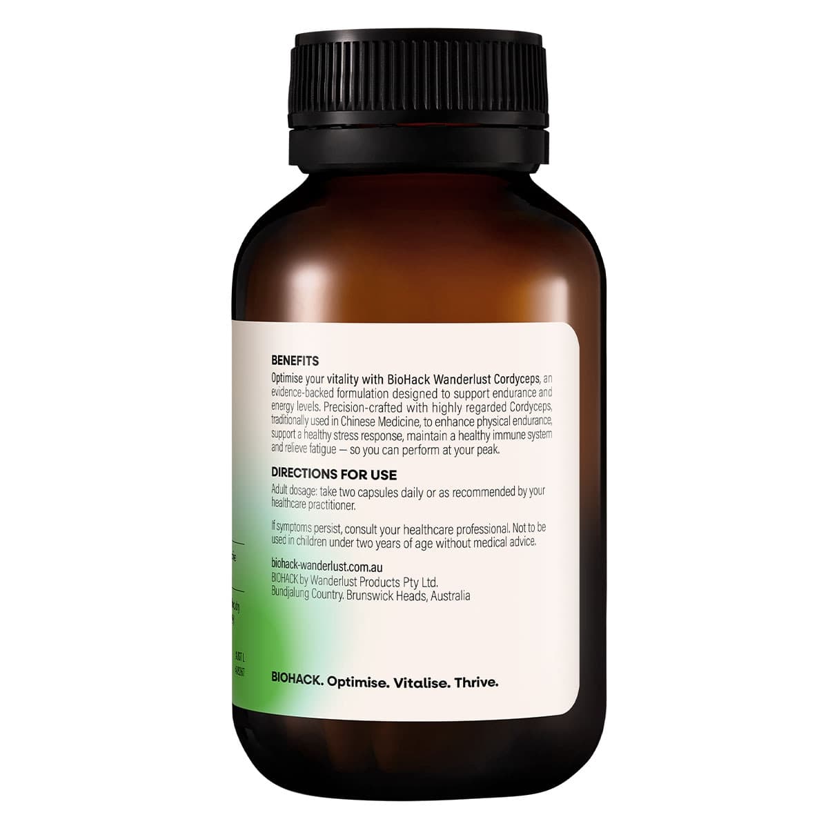 Thumbnail BioHack Wanderlust Cordyceps 60 Capsules