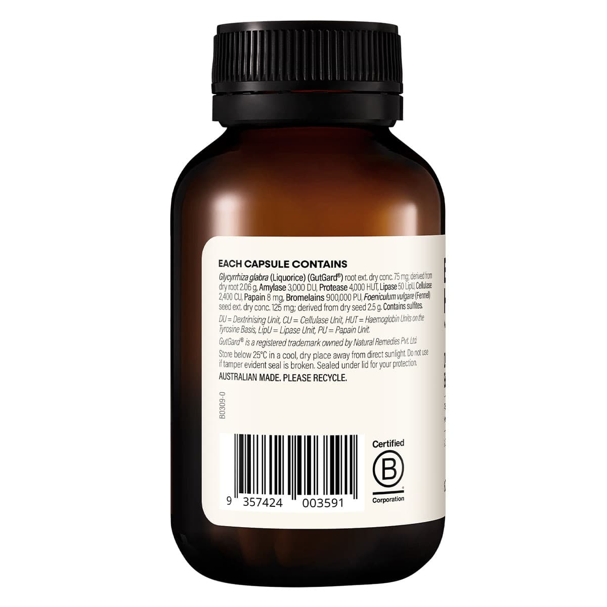 Thumbnail BioHack Wanderlust Digestive Enzymes x6 60 Capsules