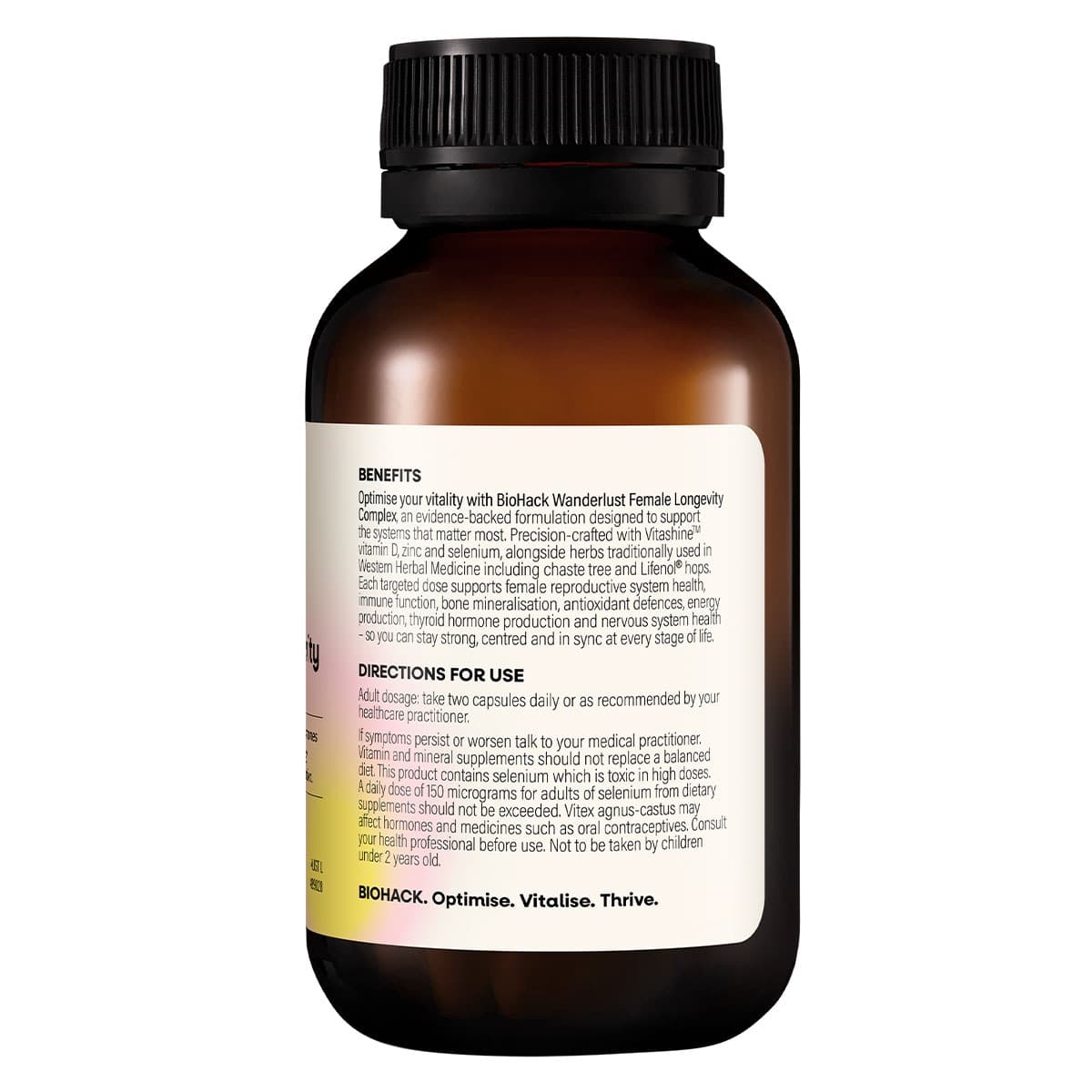 Thumbnail BioHack Wanderlust Female Longevity Complex 60 Capsules