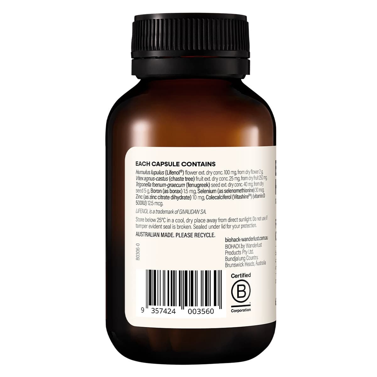 Thumbnail BioHack Wanderlust Female Longevity Complex 60 Capsules