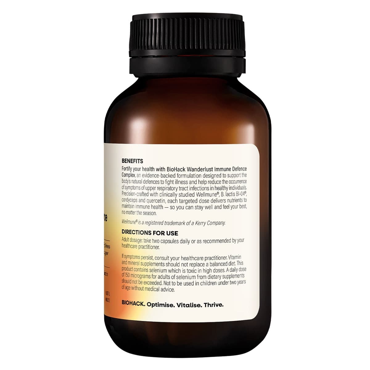 Thumbnail BioHack Wanderlust Immune Defence Complex 60 Capsules