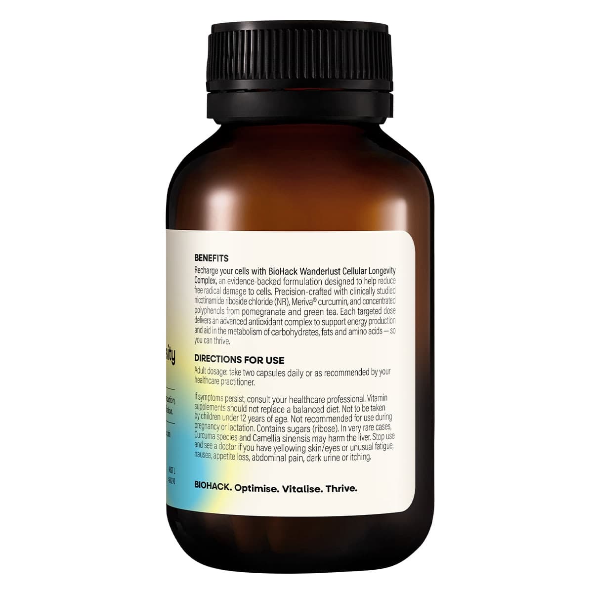 Thumbnail BioHack Wanderlust Cellular Longevity Complex 60 Capsules