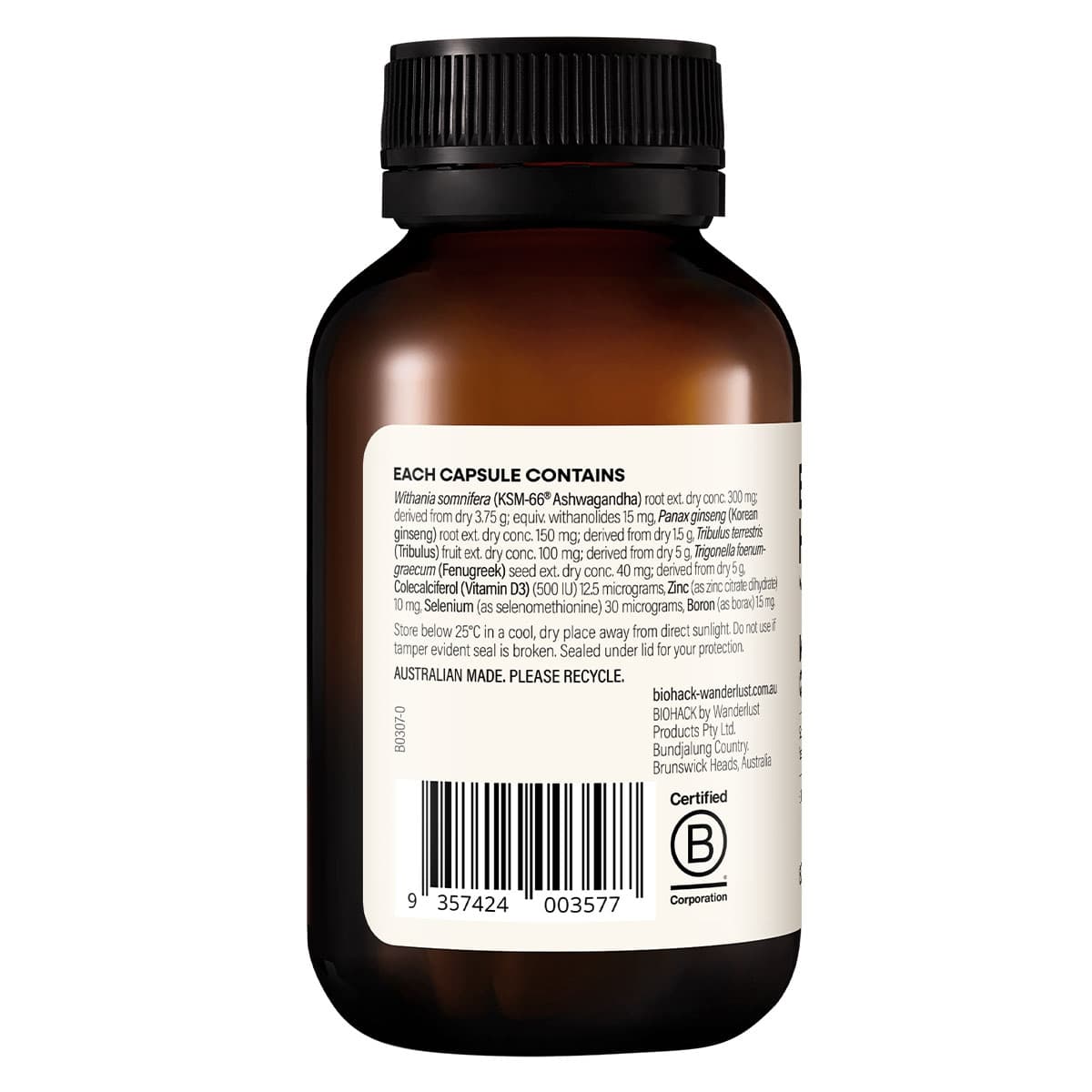 Thumbnail BioHack Wanderlust Male Longevity Complex 60 Capsules