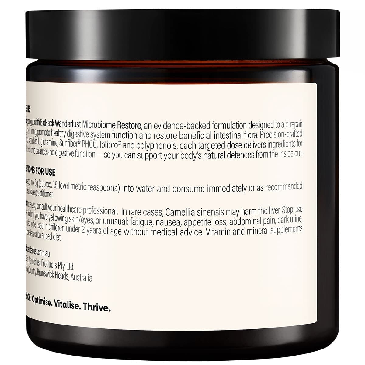 Thumbnail BioHack Wanderlust Microbiome Restore Powder 150g