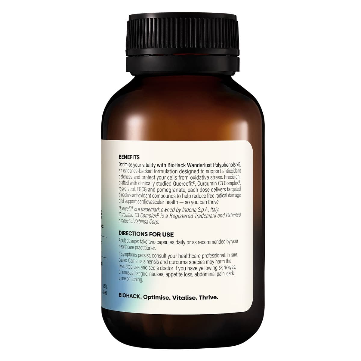 Thumbnail BioHack Wanderlust Polyphenols x5 60 Capsules