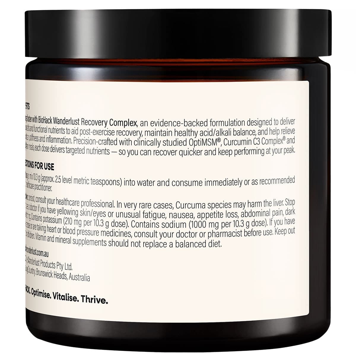 Thumbnail BioHack Wanderlust Recovery Complex Powder 170g